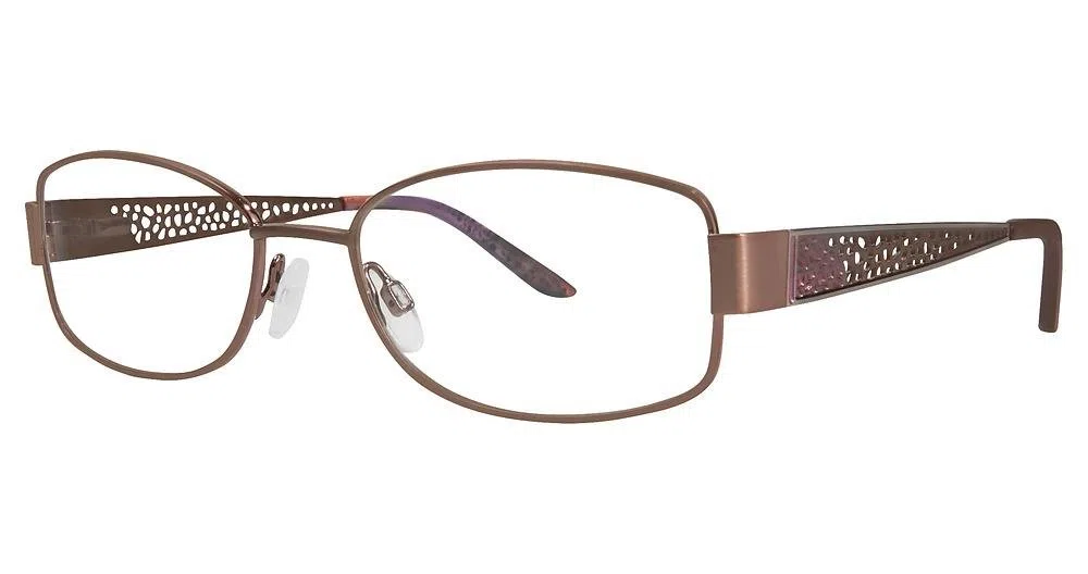 Daisy Fuentes DFMaya Eyeglasses - Burgundy - view 2